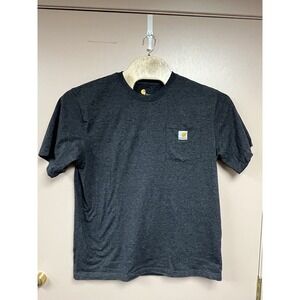 Carhartt Men's Gray Original Fit Short Sleeve Workwear Pocket T-Shirt Size Large